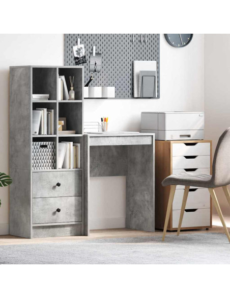 Scrivania Grigio cemento 60 x 40 x 76 cm