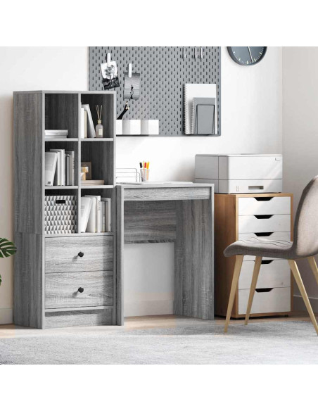Scrivania Grigio Sonoma 60 x 40 x 76 cm