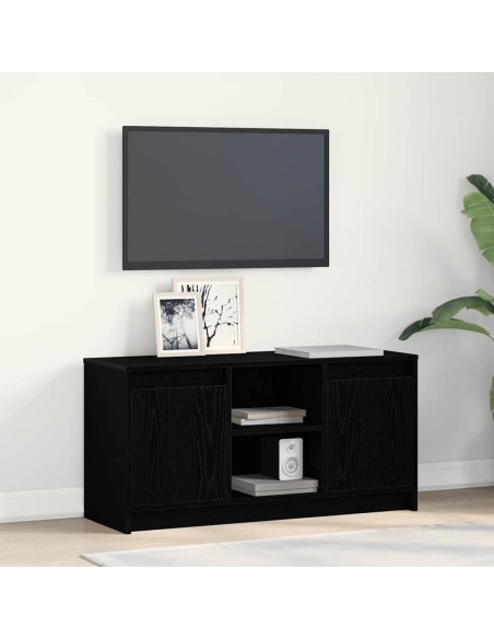 Unità TV Nero 100 x 34 x 50 cm Legno multistrato