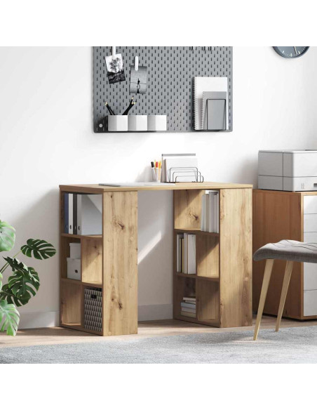 Scrivania Rovere artigianale 90 x 50 x 75 cm Legno multistrato