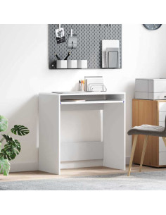 Scrivania Bianco 77.5 x 43 x 79 cm Legno multistrato