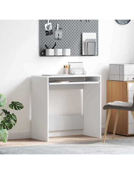 Scrivania Bianco 77.5 x 43 x 79 cm Legno multistrato