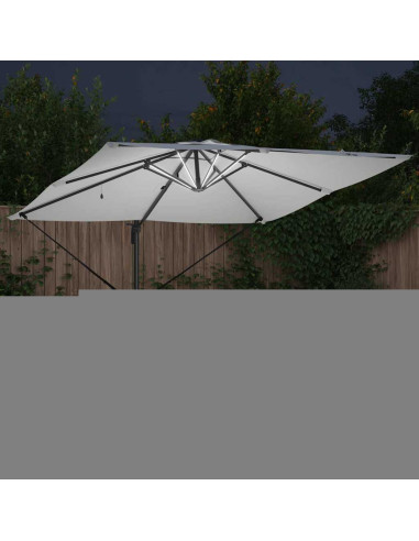 Ombrellone Sabbia 286 x 284 x 270 cm Alluminio e Poliestere