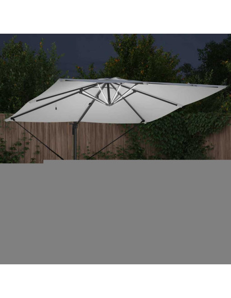 Ombrellone Sabbia 286 x 284 x 270 cm Alluminio e Poliestere