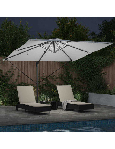 Ombrellone Sabbia 286 x 284 x 270 cm Alluminio e Poliestere