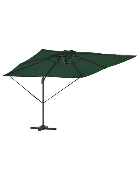 Ombrellone Verde 286 x 284 x 270 cm Alluminio e Poliestere