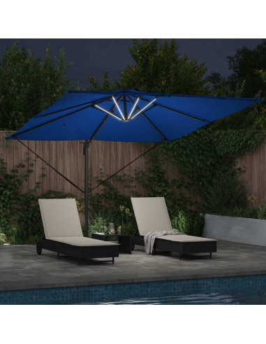 Ombrellone Blu Azzurro 286 x 284 x 270 cm