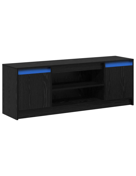 Unità TV Nero 139,5 x 34 x 50 cm Legno multistrato