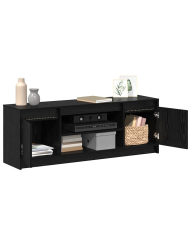 Unità TV Nero 139,5 x 34 x 50 cm Legno multistrato