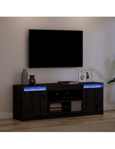 Unità TV Nero 139,5 x 34 x 50 cm Legno multistrato