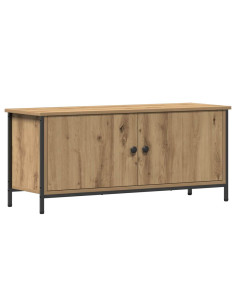 Mobile TV Rovere artigianale 100 x 35 x 45 cm Legno multistrato 2