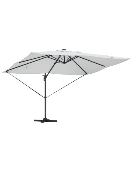 Ombrellone Sabbia 352 x 251 x 265 cm Poliestere e Alluminio