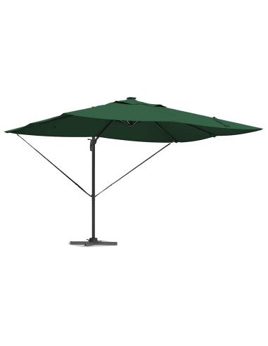 Ombrellone Verde 352 x 251 x 265 cm Poliestere e Alluminio