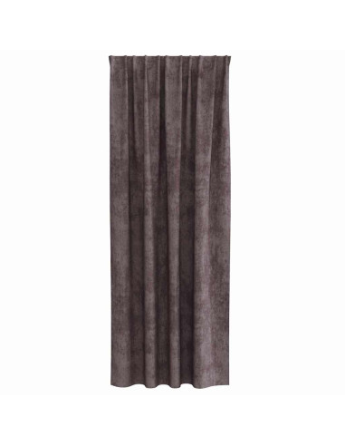 Tende in Velluto con tende 2 pcs Marrone 225 x 140 cm Velluto