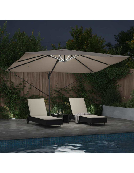 Ombrellone Talpa 352 x 251 x 265 cm Poliestere e Alluminio