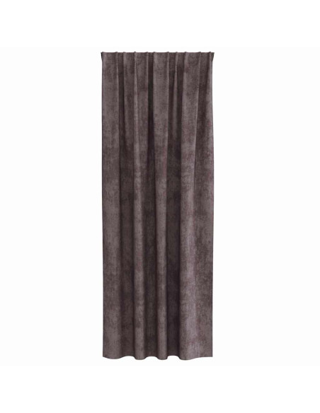 Tende in Velluto con tende 2 pcs Marrone 260 x 140 cm Velluto