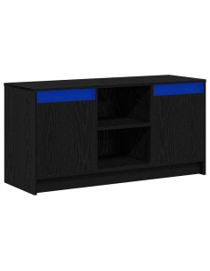 Unità TV Nero 100 x 34 x 50 cm Legno multistrato 2