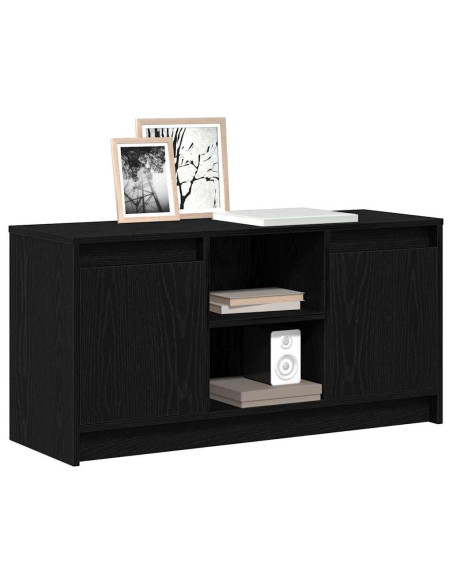 Unità TV Nero 100 x 34 x 50 cm Legno multistrato