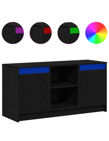 Unità TV Nero 100 x 34 x 50 cm Legno multistrato