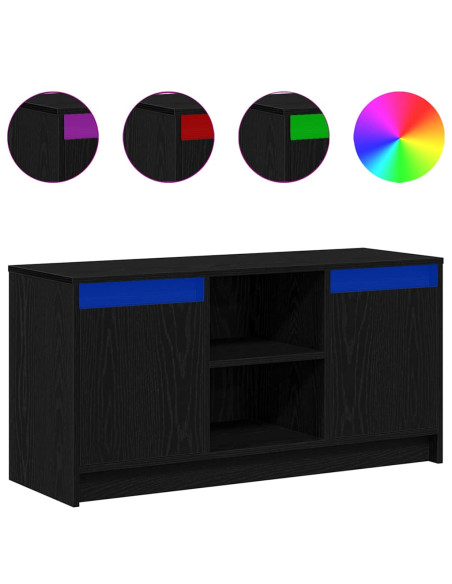 Unità TV Nero 100 x 34 x 50 cm Legno multistrato