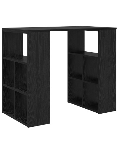 Scrivania Rovere Nero 90 x 50 x 75 cm Legno multistrato