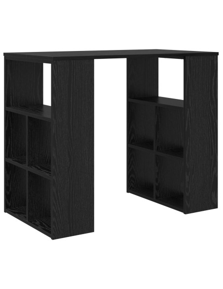 Scrivania Rovere Nero 90 x 50 x 75 cm Legno multistrato