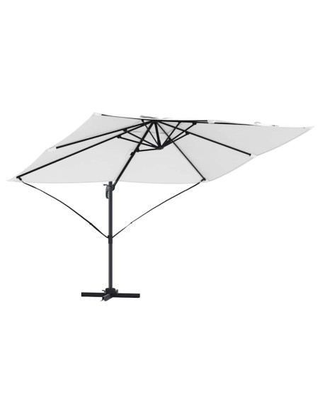 Ombrellone Sabbia 351 x 250 x 260 cm Poliestere e Alluminio
