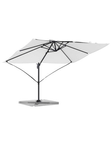Ombrellone Sabbia 351 x 250 x 260 cm Poliestere e Alluminio