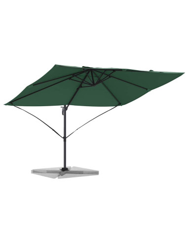 Ombrellone Verde 351 x 250 x 260 cm Poliestere e Alluminio