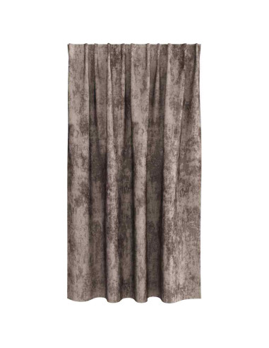 Tende in Velluto 2 pcs Cappuccino 140 x 140 cm Velluto