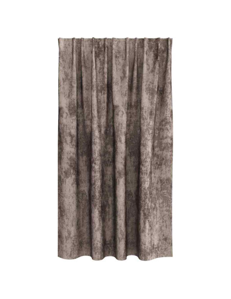 Tende in Velluto 2 pcs Cappuccino 140 x 140 cm Velluto