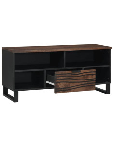 Unità TV con cassetto Noce 105 x 33 x 46 cm Legno multistrato 2