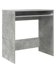 Scrivania Grigio cemento 77.5 x 43 x 79 cm Legno multistrato 2