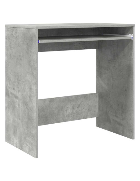 Scrivania Grigio cemento 77.5 x 43 x 79 cm Legno multistrato