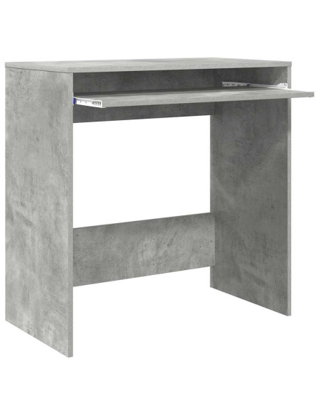 Scrivania Grigio cemento 77.5 x 43 x 79 cm Legno multistrato