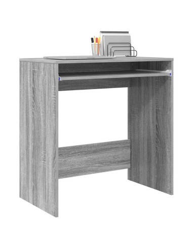Scrivania Grigio Sonoma 77.5 x 43 x 79 cm Legno multistrato