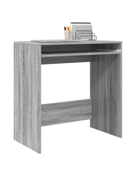 Scrivania Grigio Sonoma 77.5 x 43 x 79 cm Legno multistrato