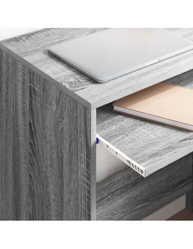 Scrivania Grigio Sonoma 77.5 x 43 x 79 cm Legno multistrato