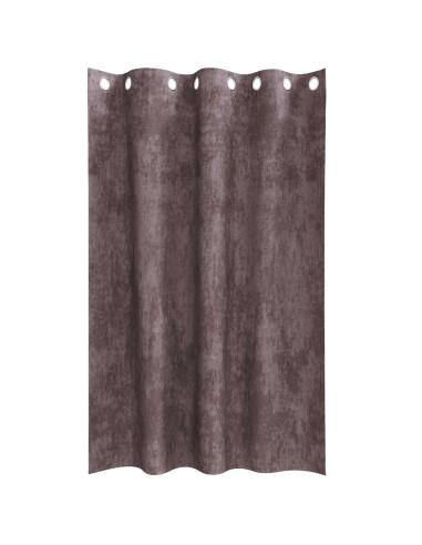 Tende in Velluto con tende 2 pcs Marrone 175 x 140 cm Velluto