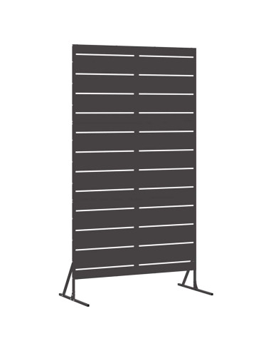 Schermo per Privacy Nero 100 x 50 x 180 cm Acciaio