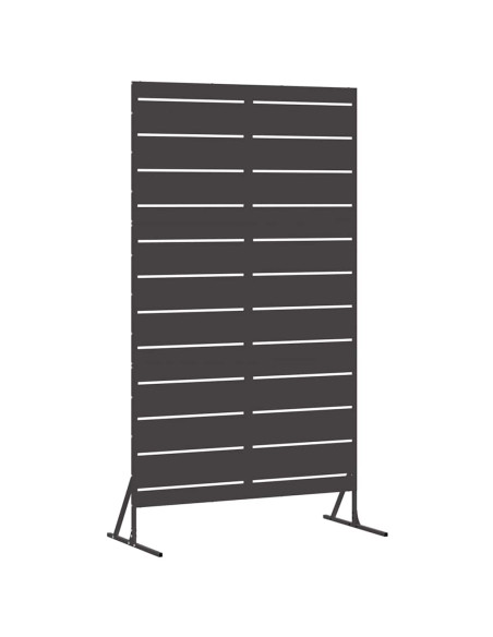 Schermo per Privacy Nero 100 x 50 x 180 cm Acciaio