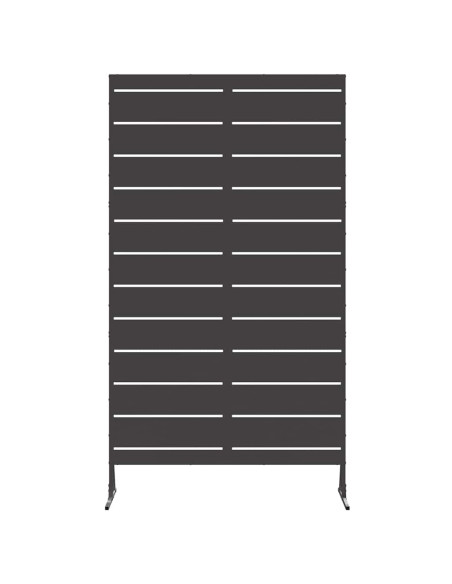Schermo per Privacy Nero 100 x 50 x 180 cm Acciaio