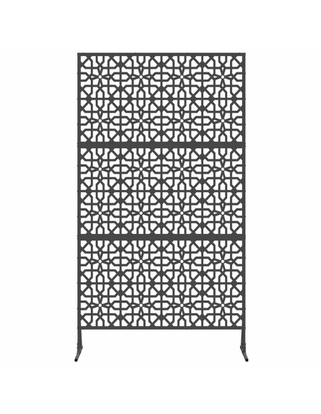 Schermo per Privacy Nero 100 x 50 x 180 cm Acciaio