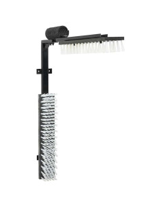 Spazzole per il bestiame Nero e Bianco 84 x 10 x 91 cm PVC 2