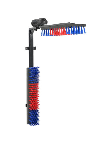 Spazzole per il bestiame Rosso e Blu 84 x 10 x 91 cm PVC