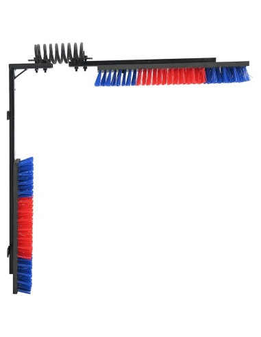 Spazzole per il bestiame Rosso e Blu 84 x 10 x 91 cm PVC