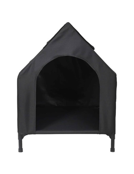 Casa per Animali Nero 110 x 75 x 90 cm Acciaio
