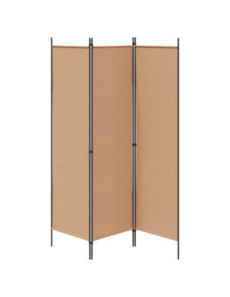 Divider per stanze Beige 150 x 180 cm Tessuto