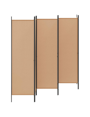 Divisore per Stanza a 6 Pannelli Beige 300 x 180 cm Tessuto