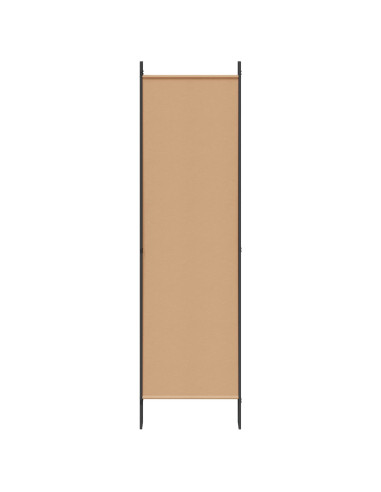 Divisore per Stanza a 6 Pannelli Beige 300 x 180 cm Tessuto
